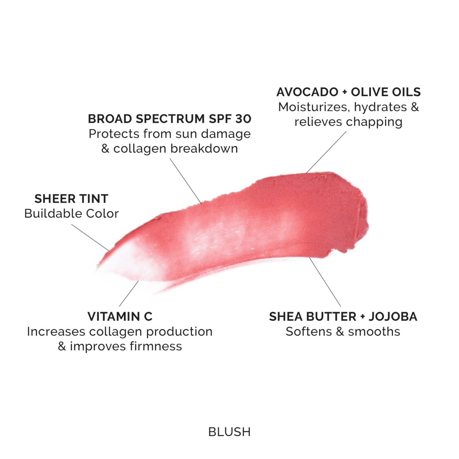 MDSolarSciences Hydrating Tinted Lip Balm, SPF 30 - Blush