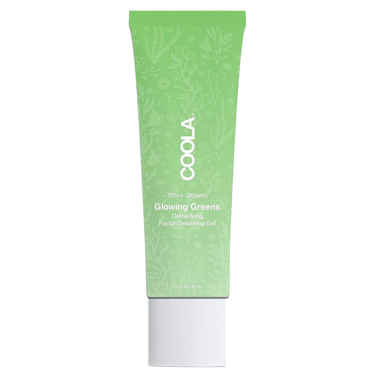 COOLA Organic Glowing Greens Facial Cleanser, Travel Size - 1.7 fl oz