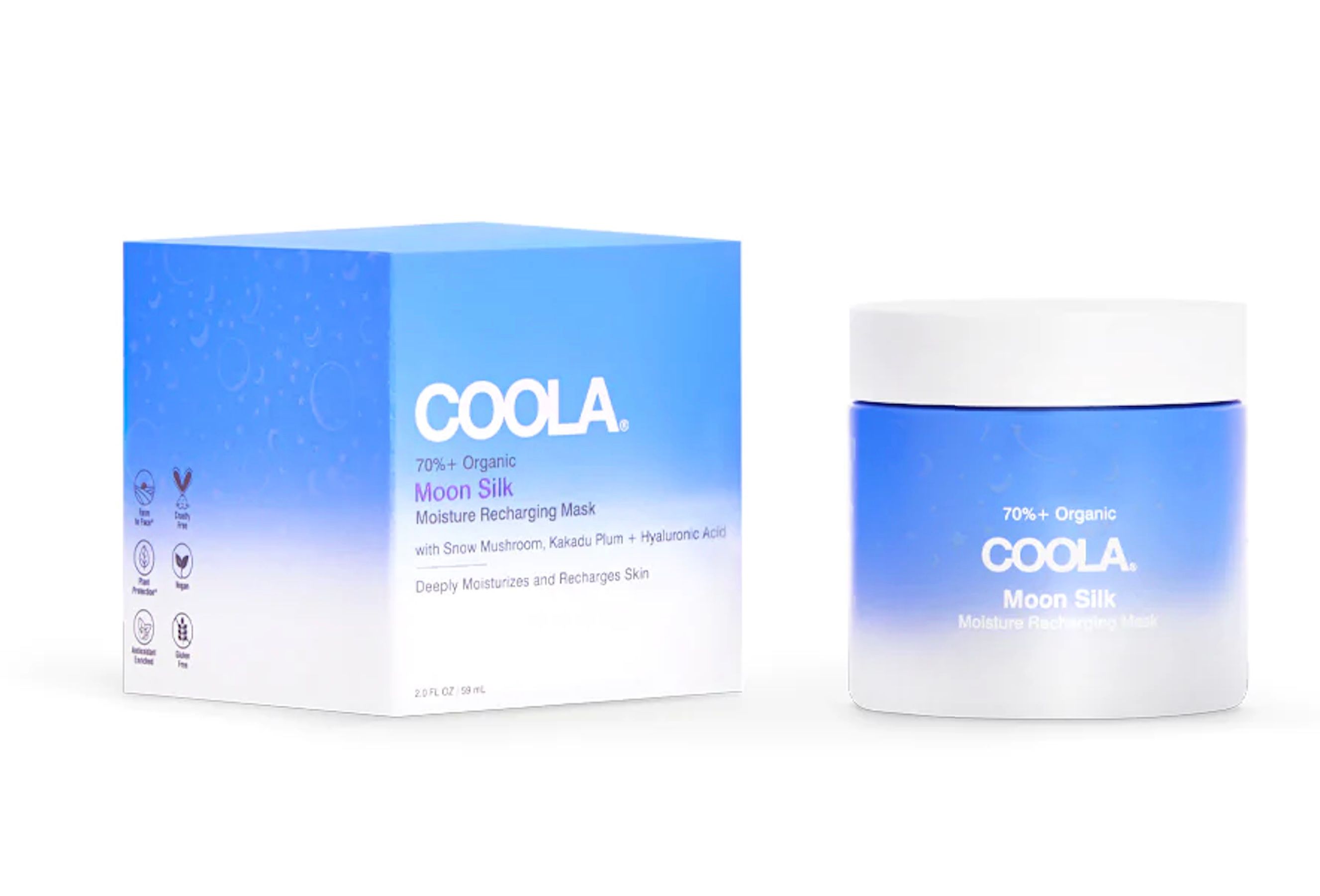 COOLA Organic Moon Silk Recharging Face Mask - 2 fl oz