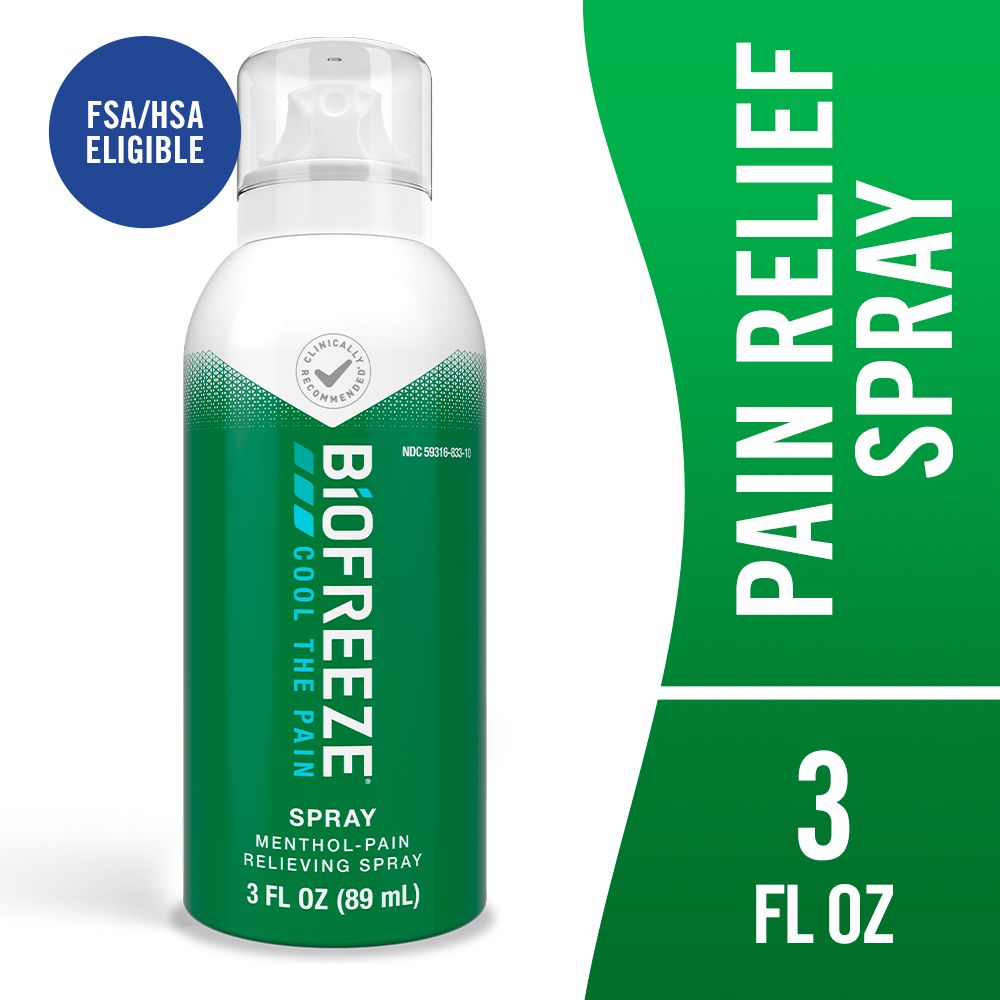 Biofreeze Classic Topical Pain Relief 360° Spray - 3 fl oz