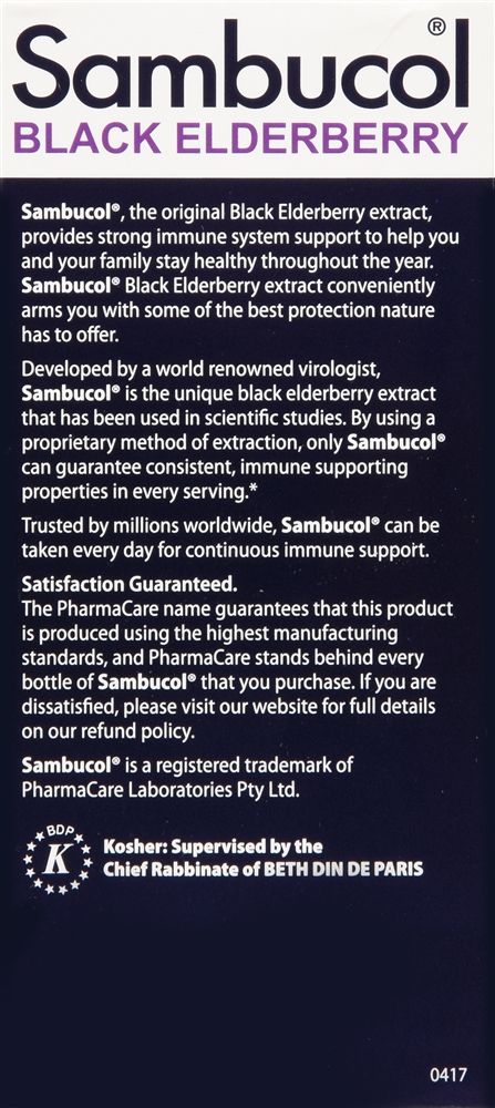 Sambucol Black Elderberry Syrup - 7.8 fl oz