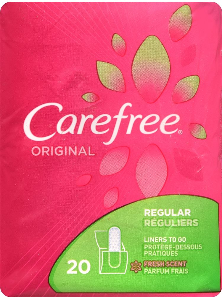 Carefree Original Regular Liners To Go, Fresh Scent - 20 ct