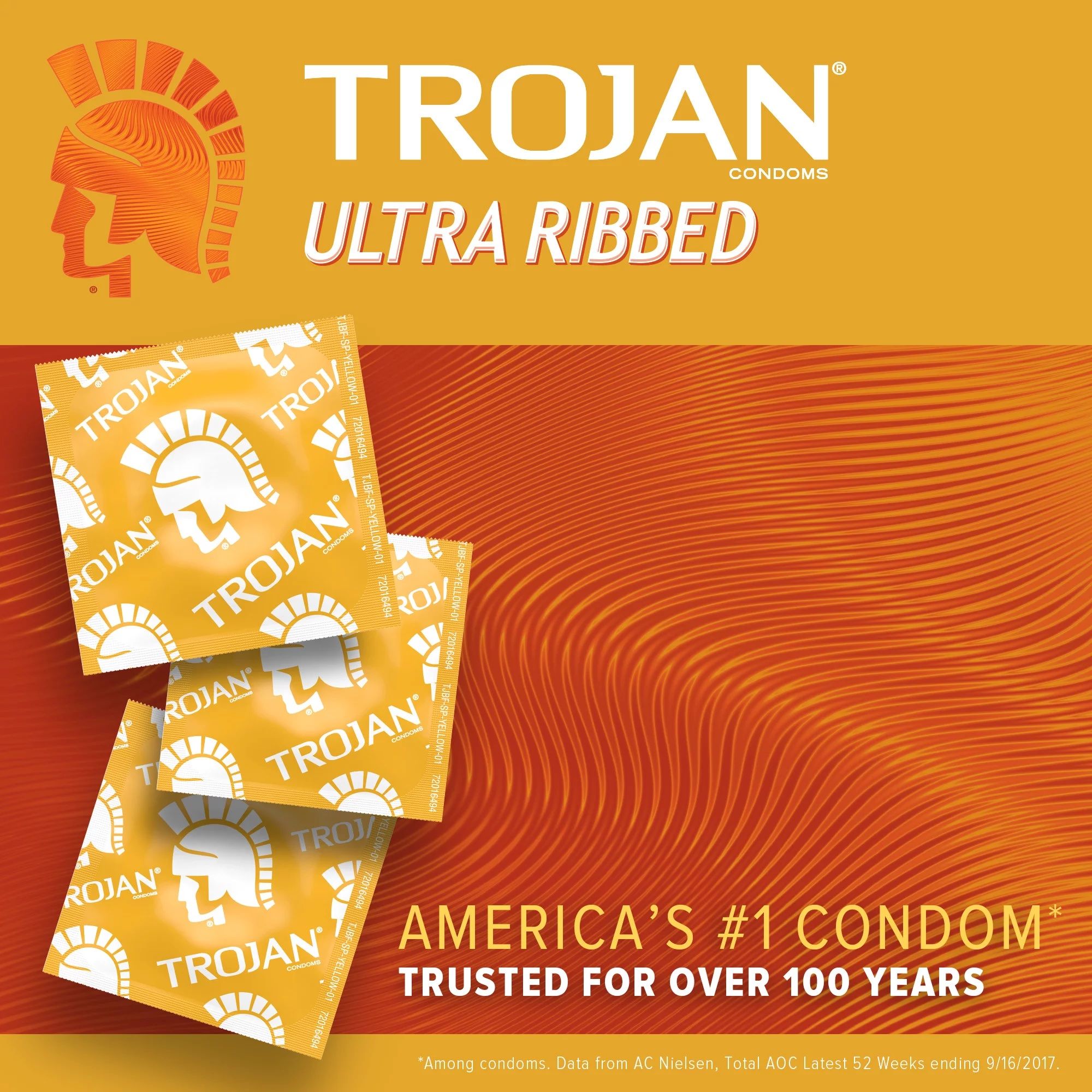 Trojan Ultra Ribbed Stimulation Condoms - 3 ct | Optum Store