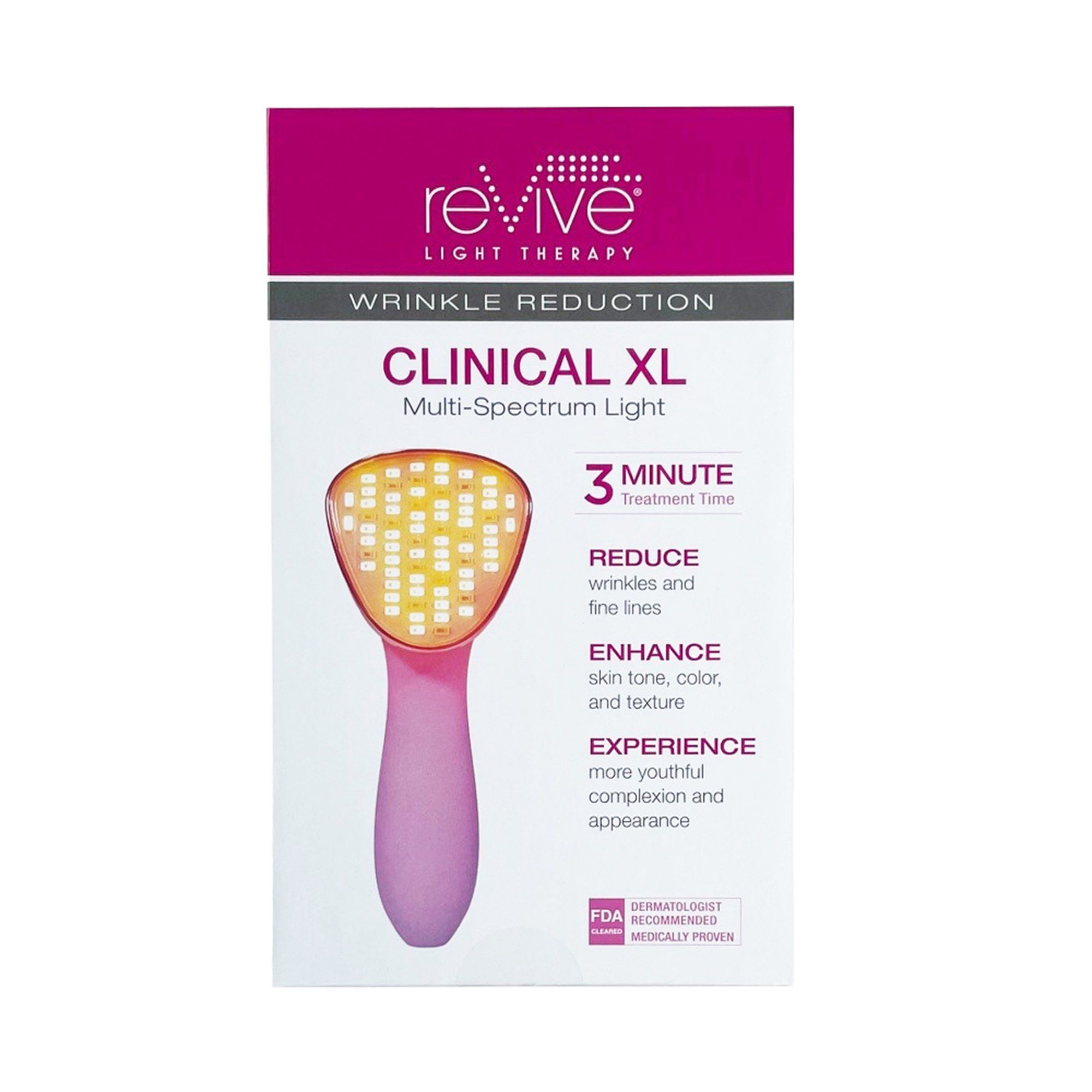 reVive Clinical XL – LED Light Therapy for Wrinkle Reduction & Anti-Aging Device