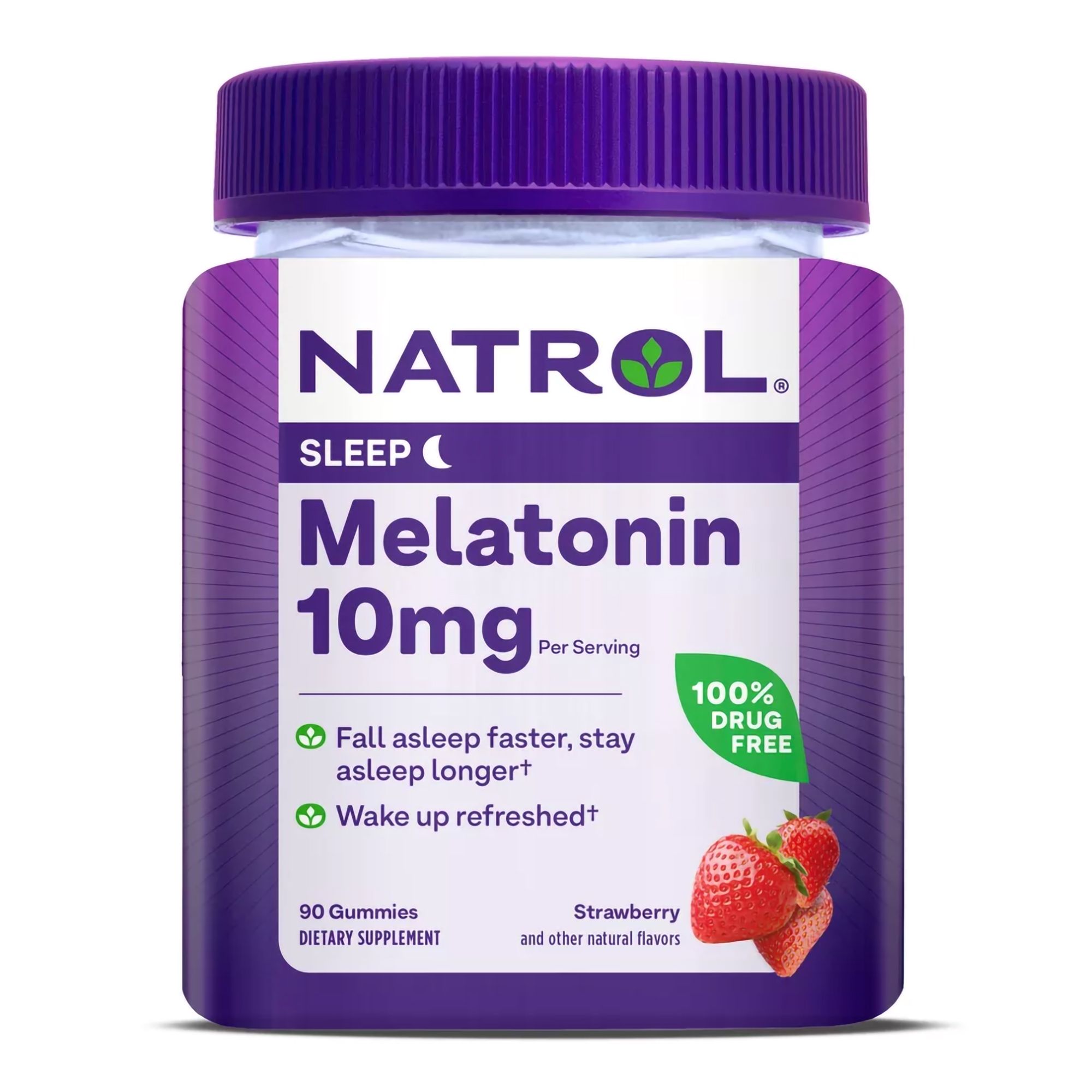 Natrol® Melatonin Sleep Aid Gummies, Strawberry, 10 mg - 90 ct