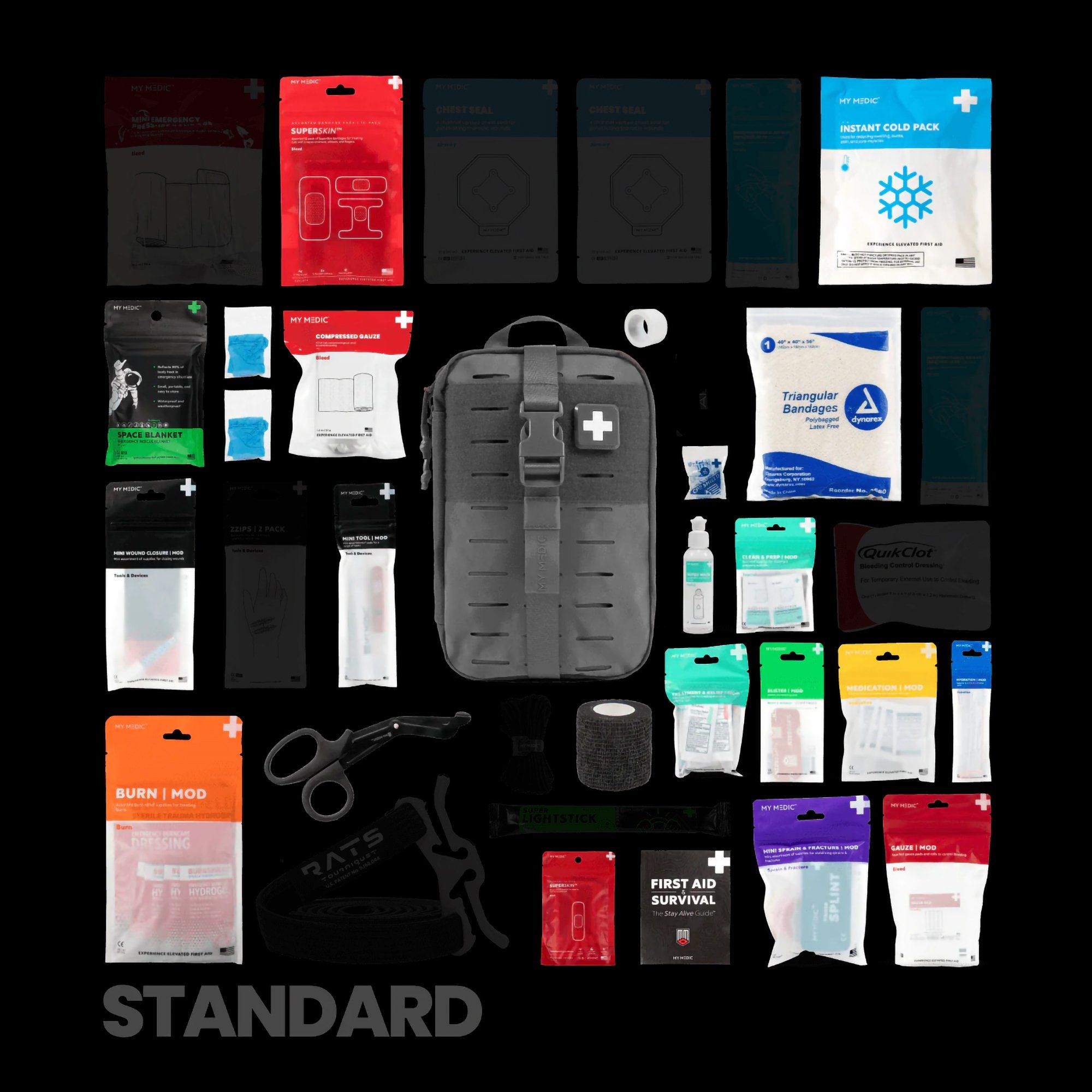 My Medic - MYFAK STANDARD First Aid Kit - Gray