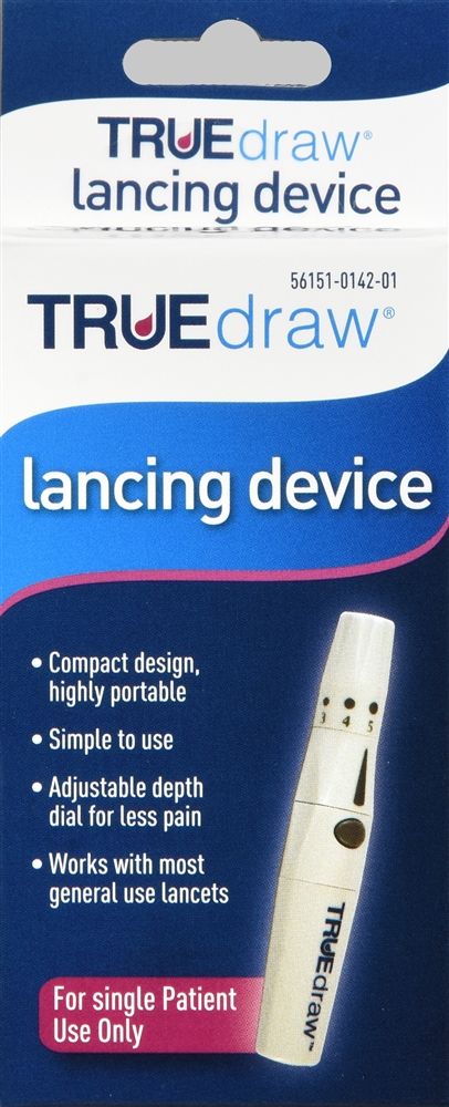 TRUEdraw Lancing Device