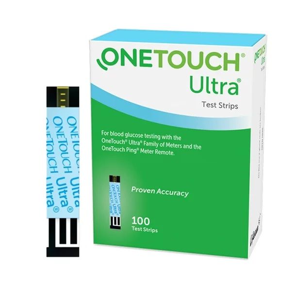 Onetouch Ultra Blue Blood Glucose Test Strips -  100 ct