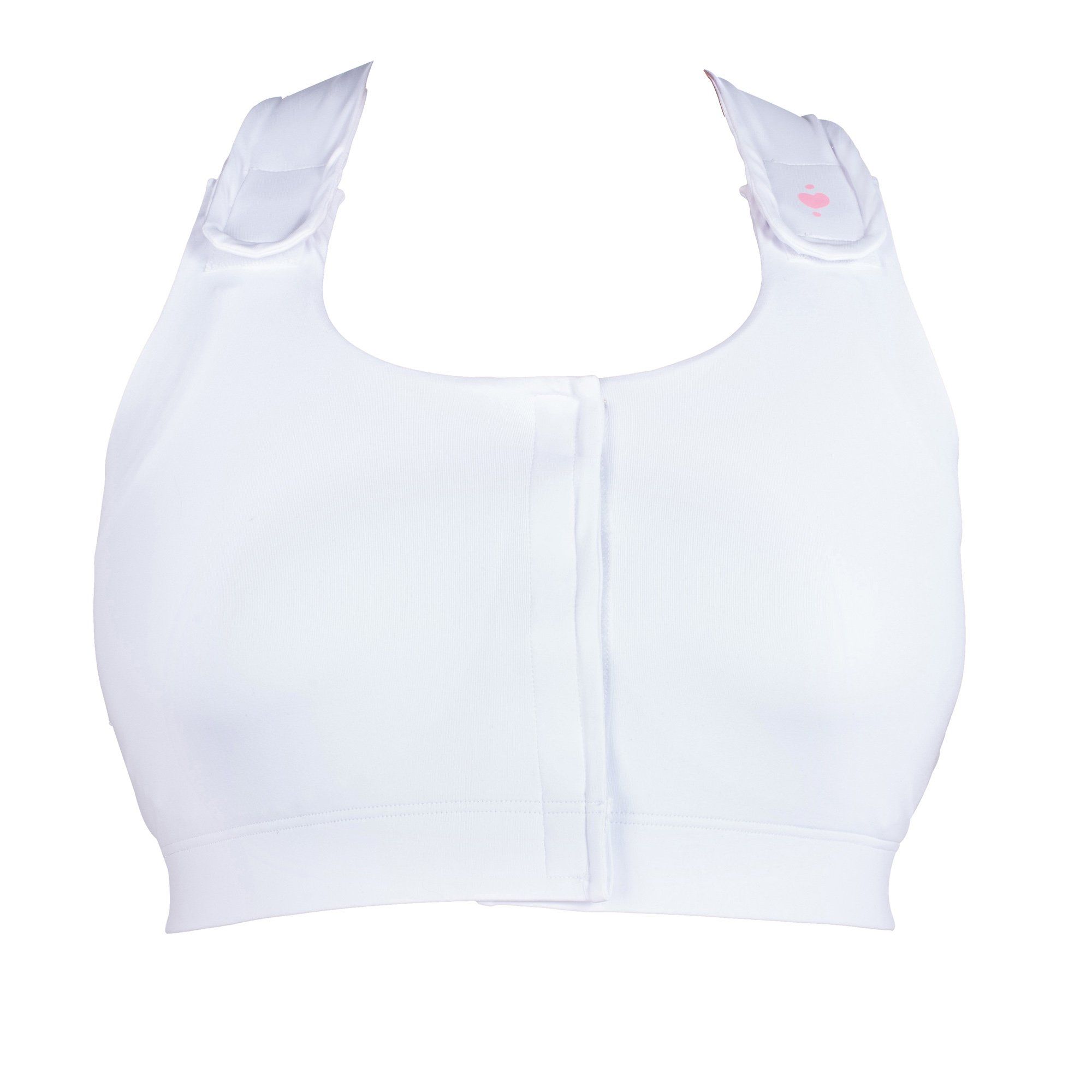 Heart & Core Serena Post Surgical Bra, White - Super Queen Size