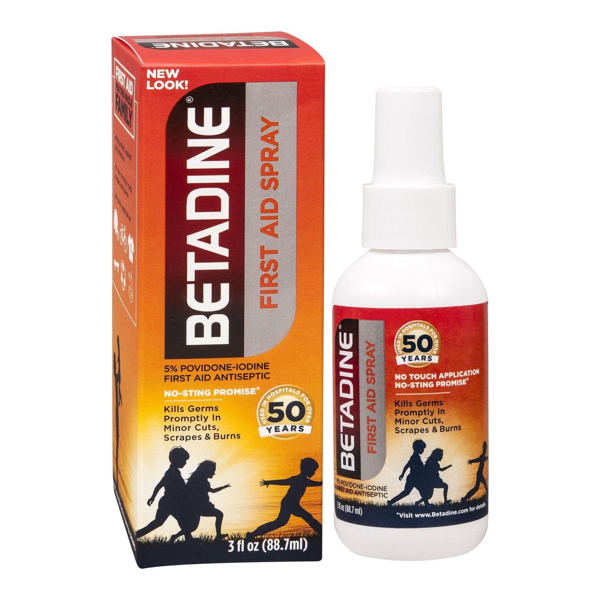 Betadine Antiseptic Topical First Aid Spray - 3 fl oz