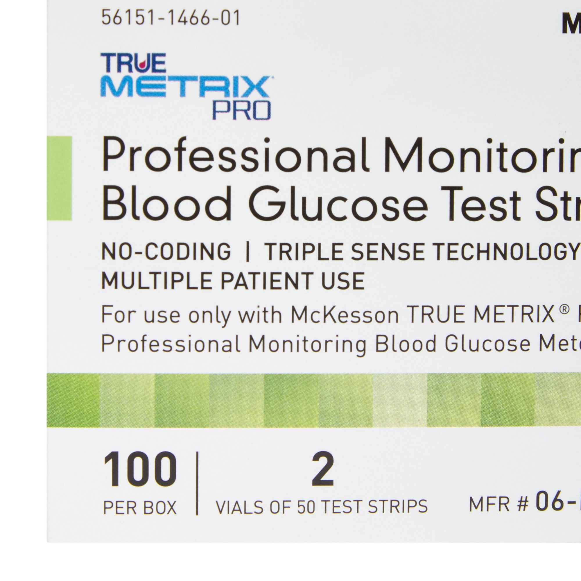 McKesson TRUE METRIX PRO Professional Monitoring Blood Glucose Test Strips - 100 ct