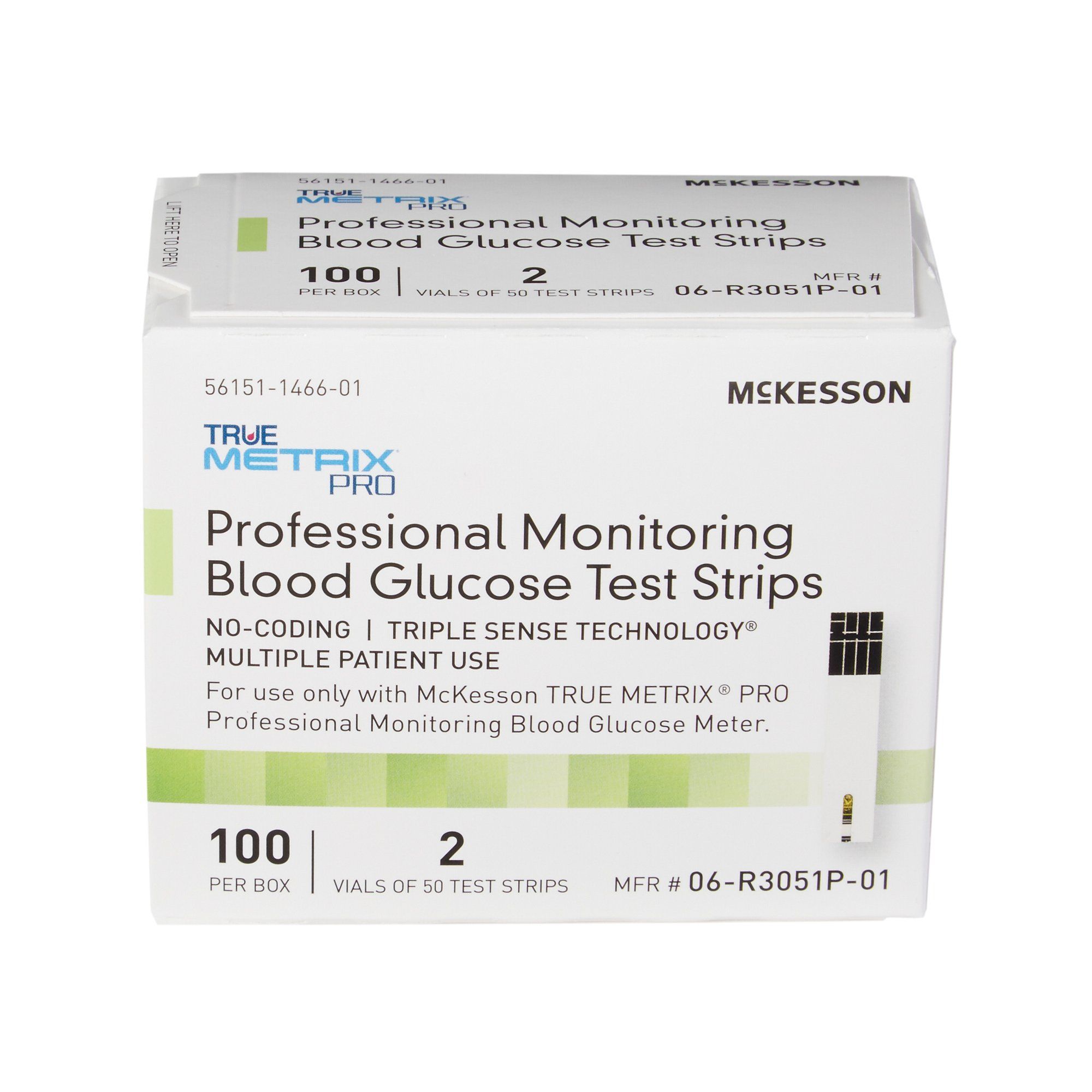 McKesson TRUE METRIX PRO Professional Monitoring Blood Glucose Test Strips - 100 ct