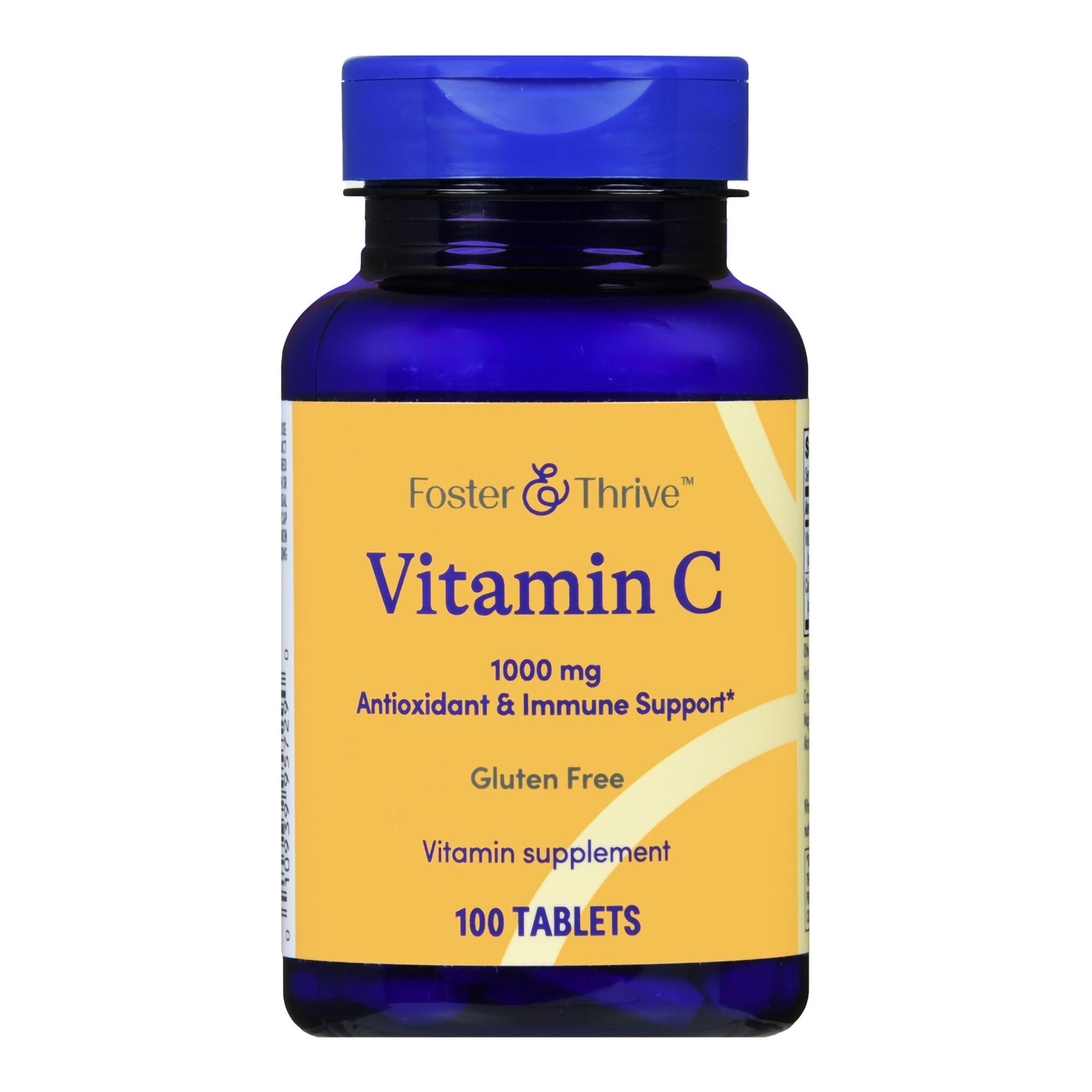 Foster & Thrive Vitamin C Antioxidant & Immune Support Tablets, 1000 mg - 100 ct