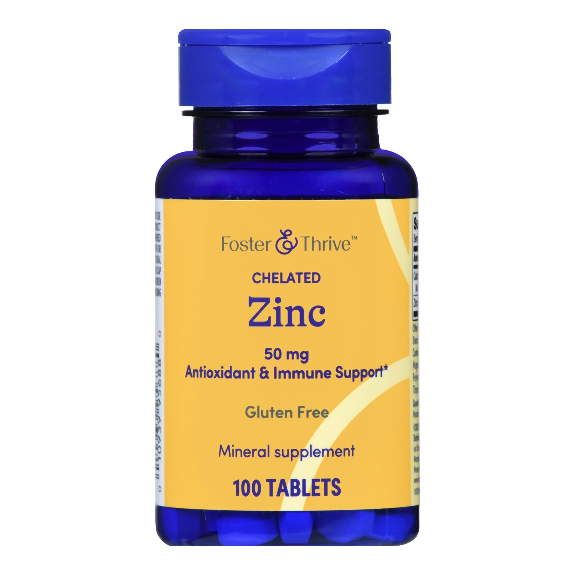 Foster & Thrive Zinc Antioxidant & Immune Support Tablets, 50 mg - 100 ct