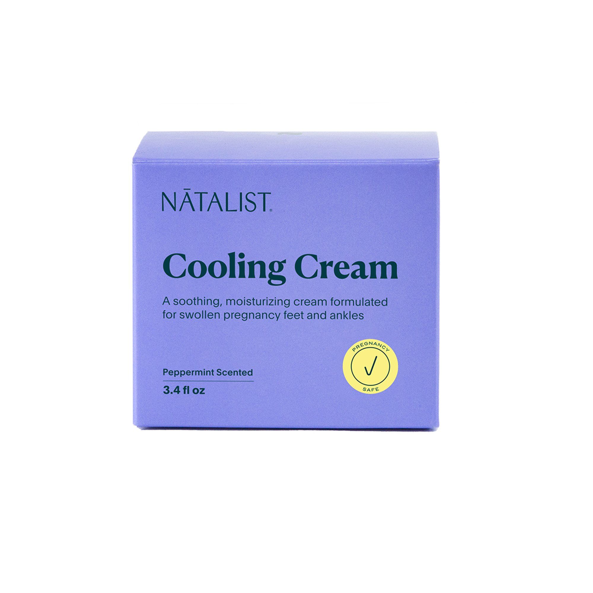 Natalist Cooling Foot Cream, Peppermint Scent - 3.4 oz