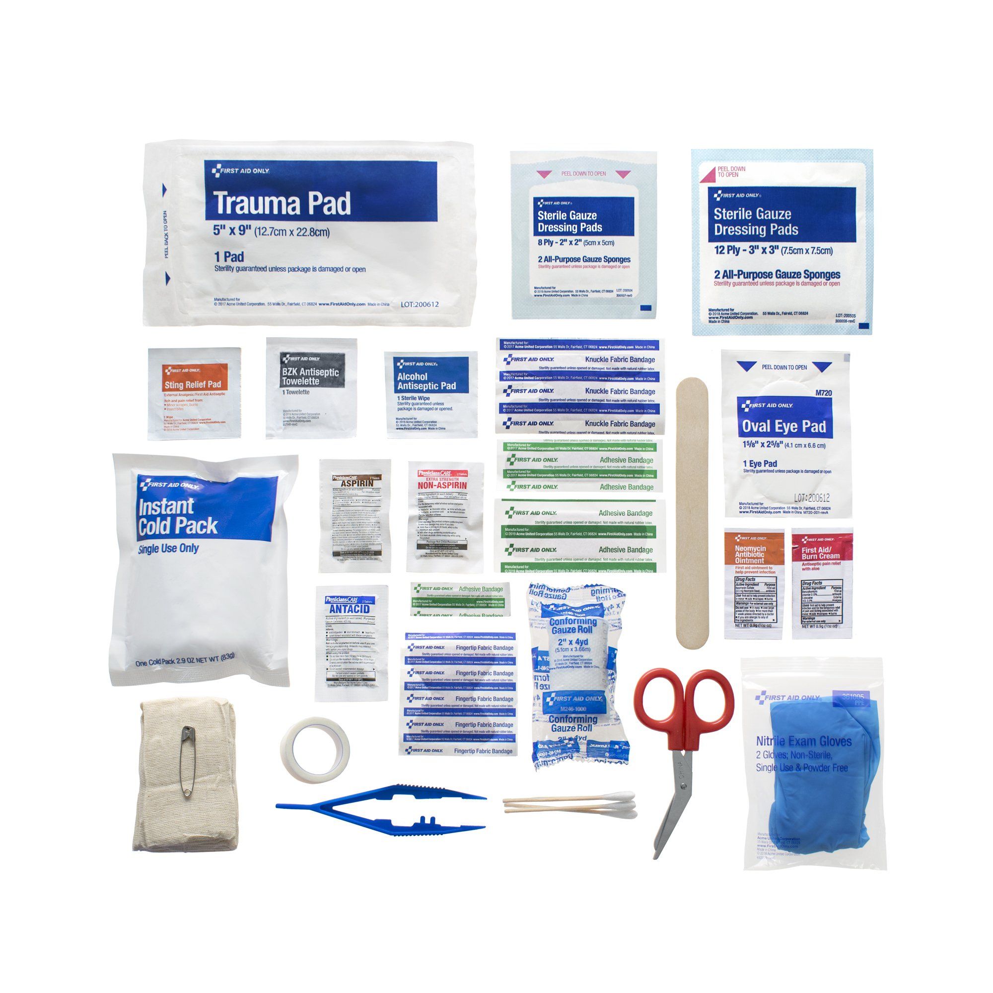 McKesson First Aid Kit 50 Person - 260 pieces