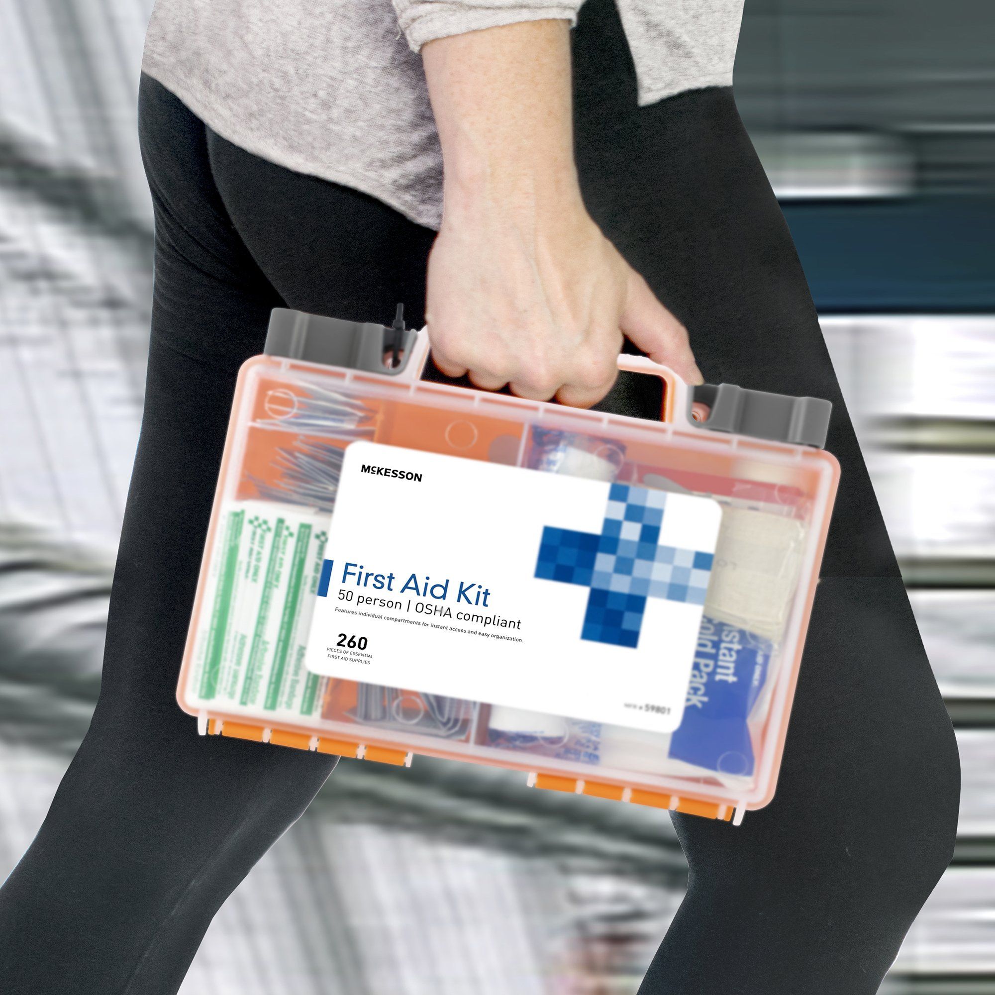 McKesson First Aid Kit 50 Person - 260 pieces