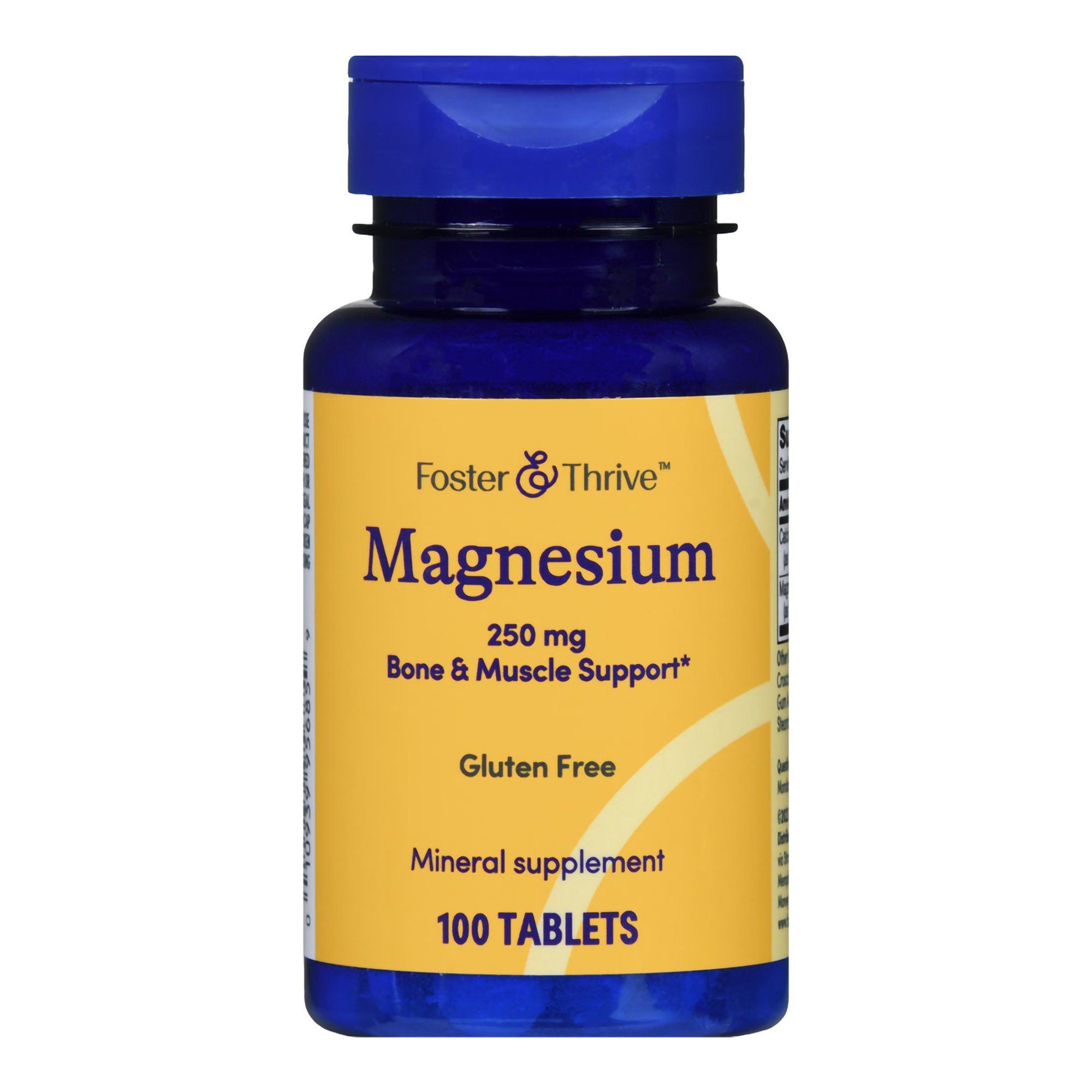 Foster & Thrive Magnesium Tablets, 250 mg  - 100 ct