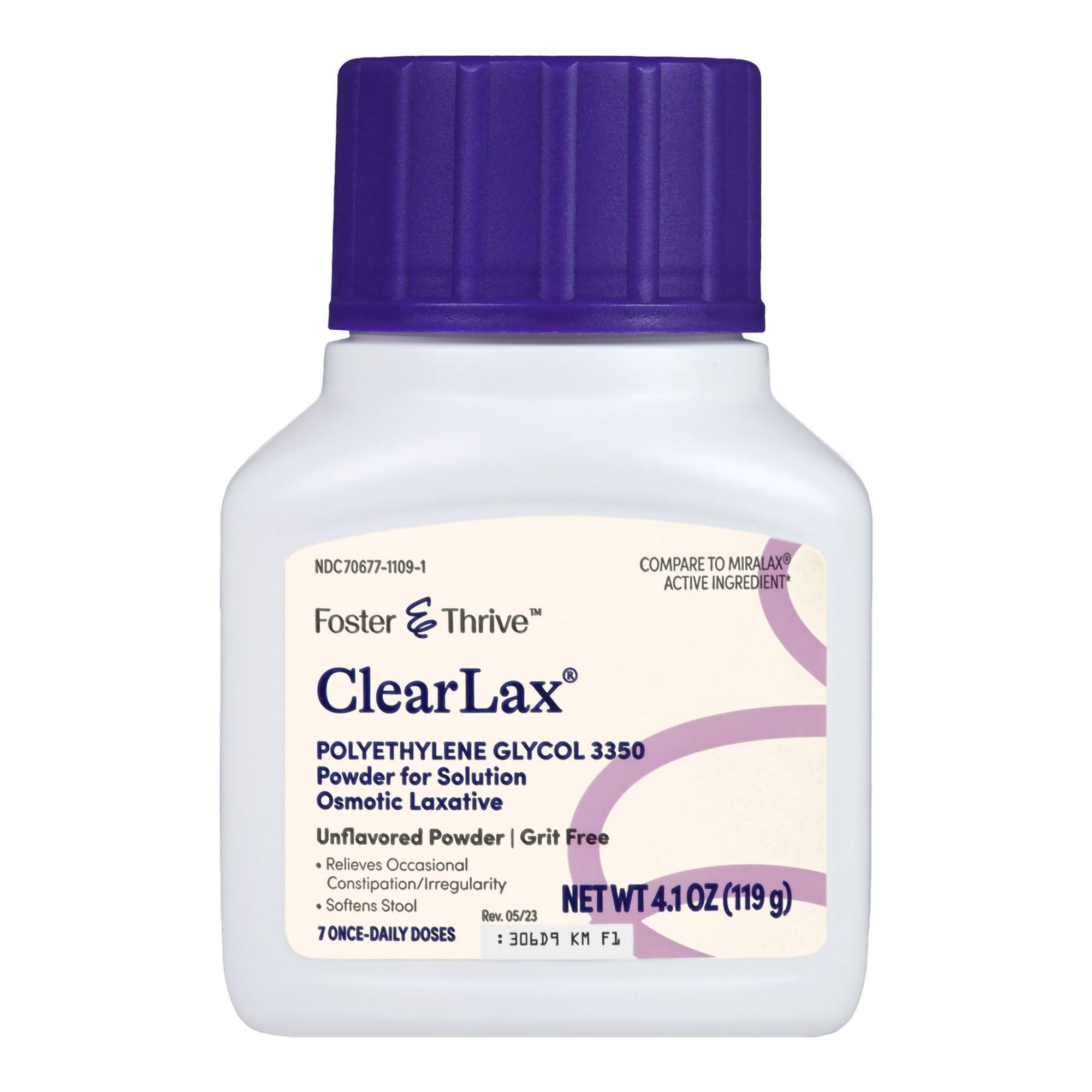 Foster & Thrive  ClearLax Laxative Powder, Unflavored -  4.1 oz