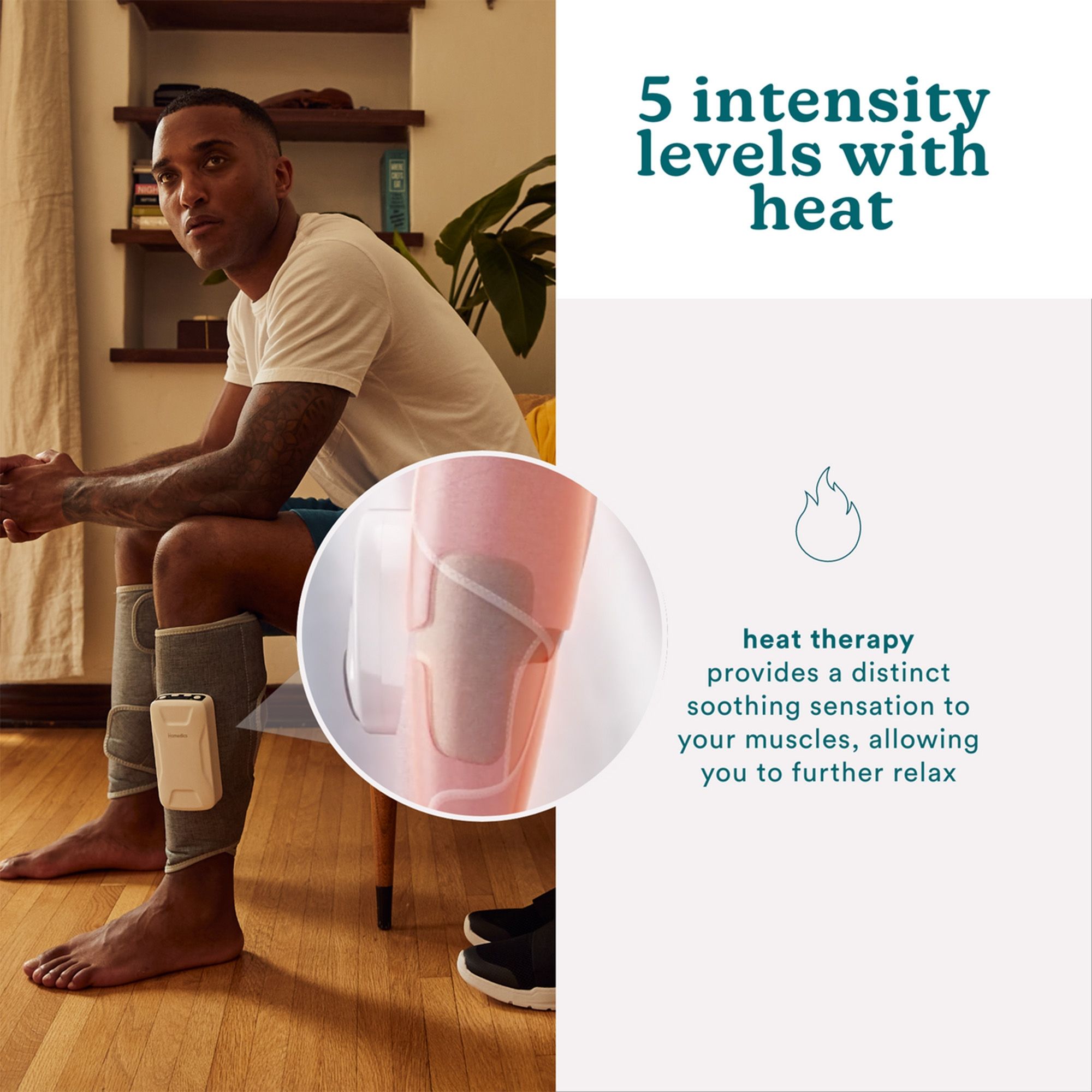 HoMedics Real Relief Calf Compression Massagers