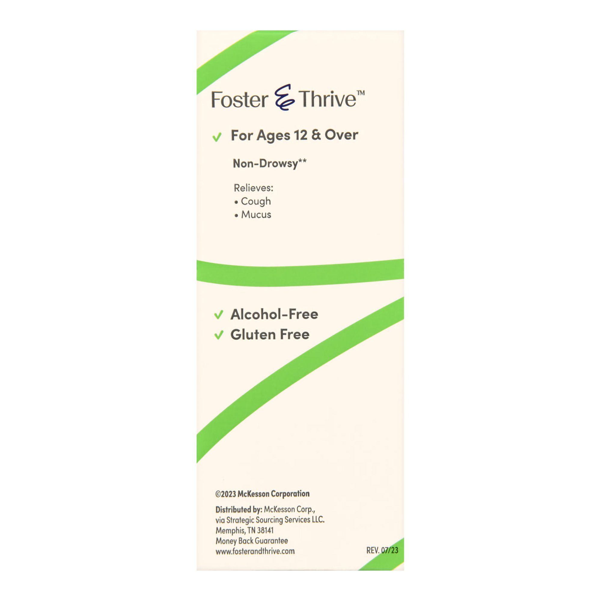 Foster & Thrive Tussin DM Cough & Chest Congestion, Raspberry - 4 fl oz