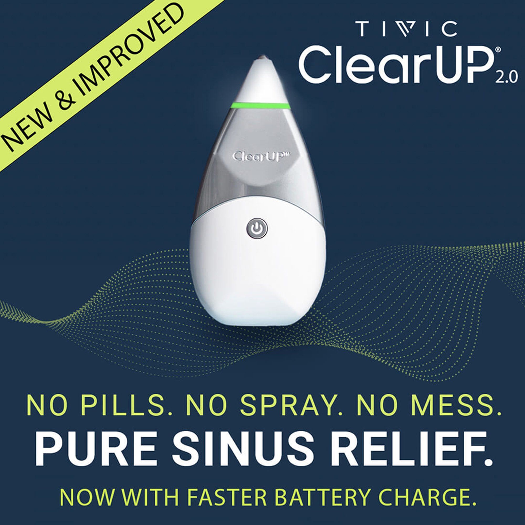 Tivic ClearUP 2.0 Bioelectronic Sinus Relief Device