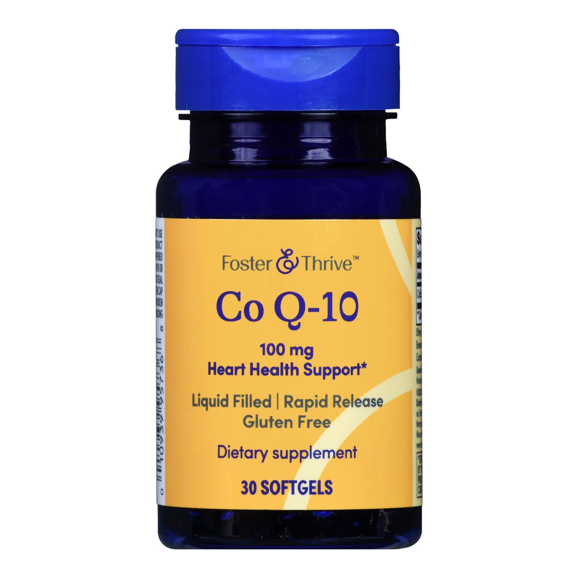 Foster & Thrive Co Q-10 Rapid Release Softgels, 100 mg - 30 ct