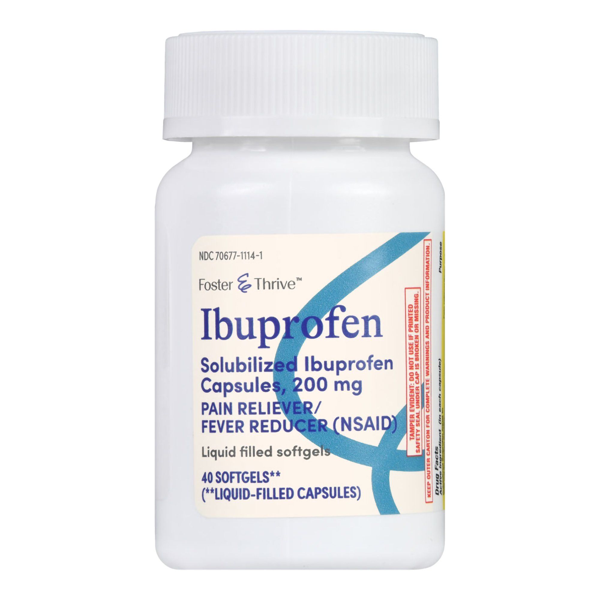 Foster & Thrive Ibuprofen Softgels, 200 mg - 40 ct