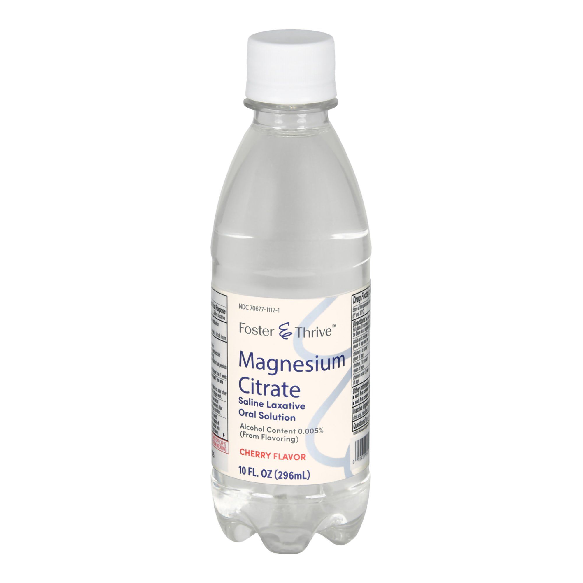 Foster & Thrive Magnesium Citrate Saline Laxative Oral Solution, Cherry - 10 fl oz