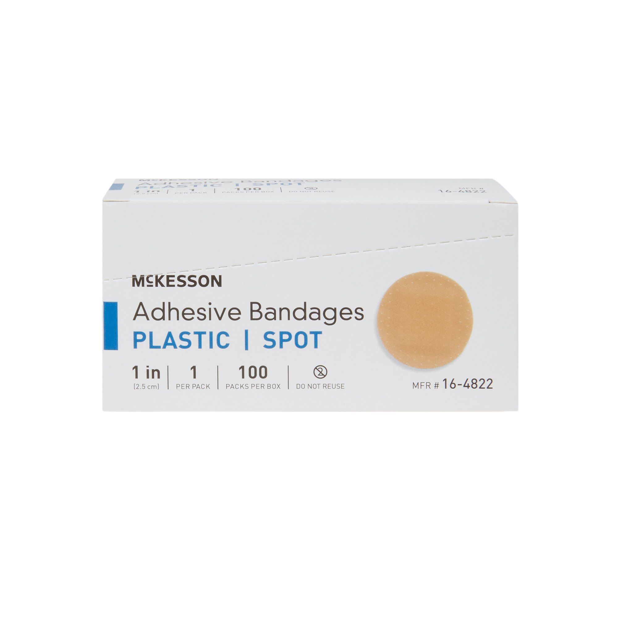 McKesson Adhesive Spot Fabric Bandages - 100 ct