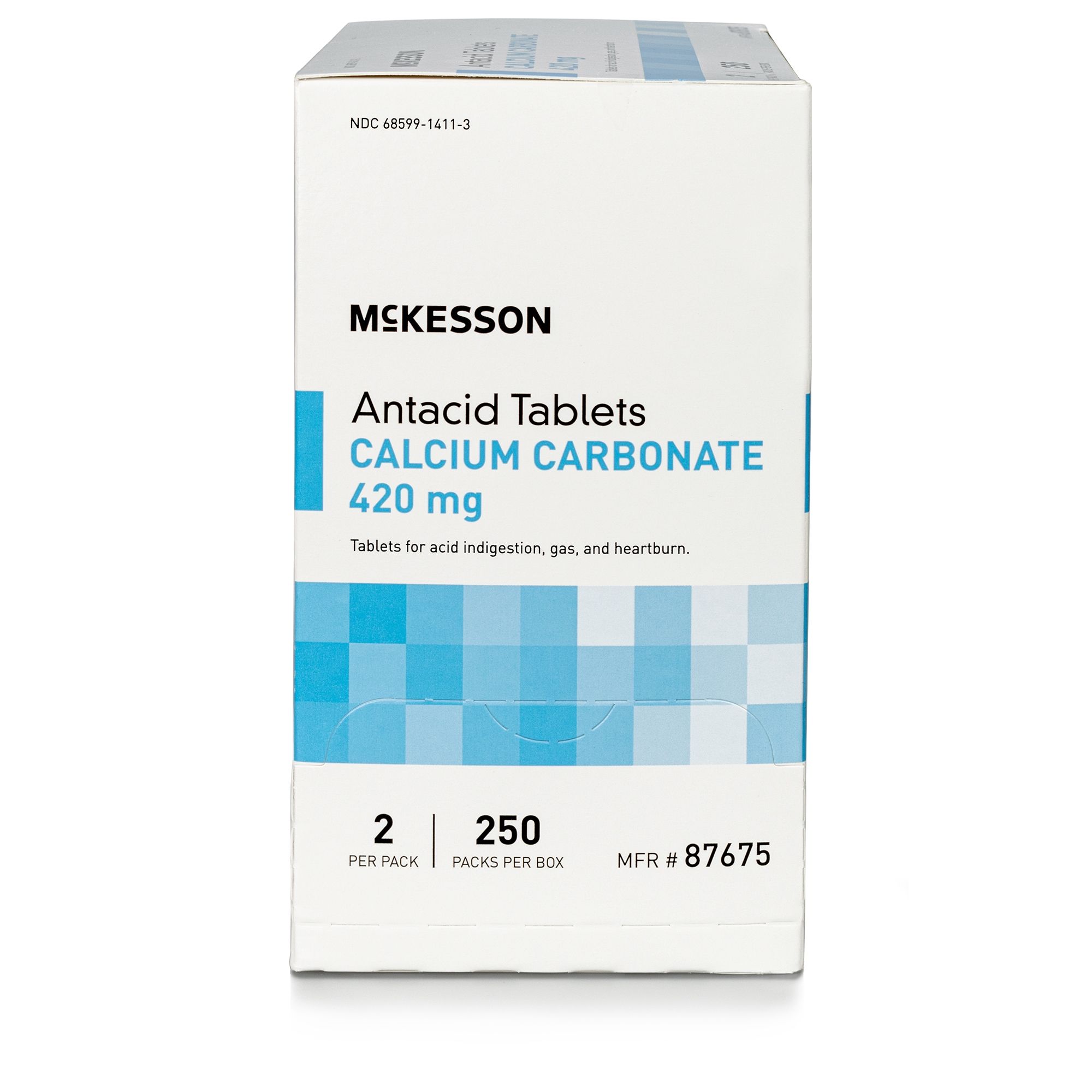 McKesson Antacid Tablets, 420 mg - 250 Packets