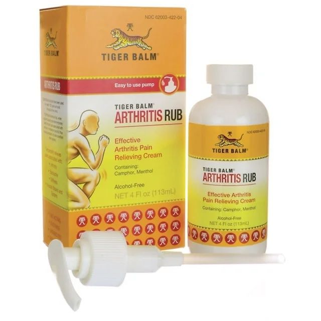 Tiger Balm Arthritis Rub Topical Pain Relief Cream -  4 fl oz