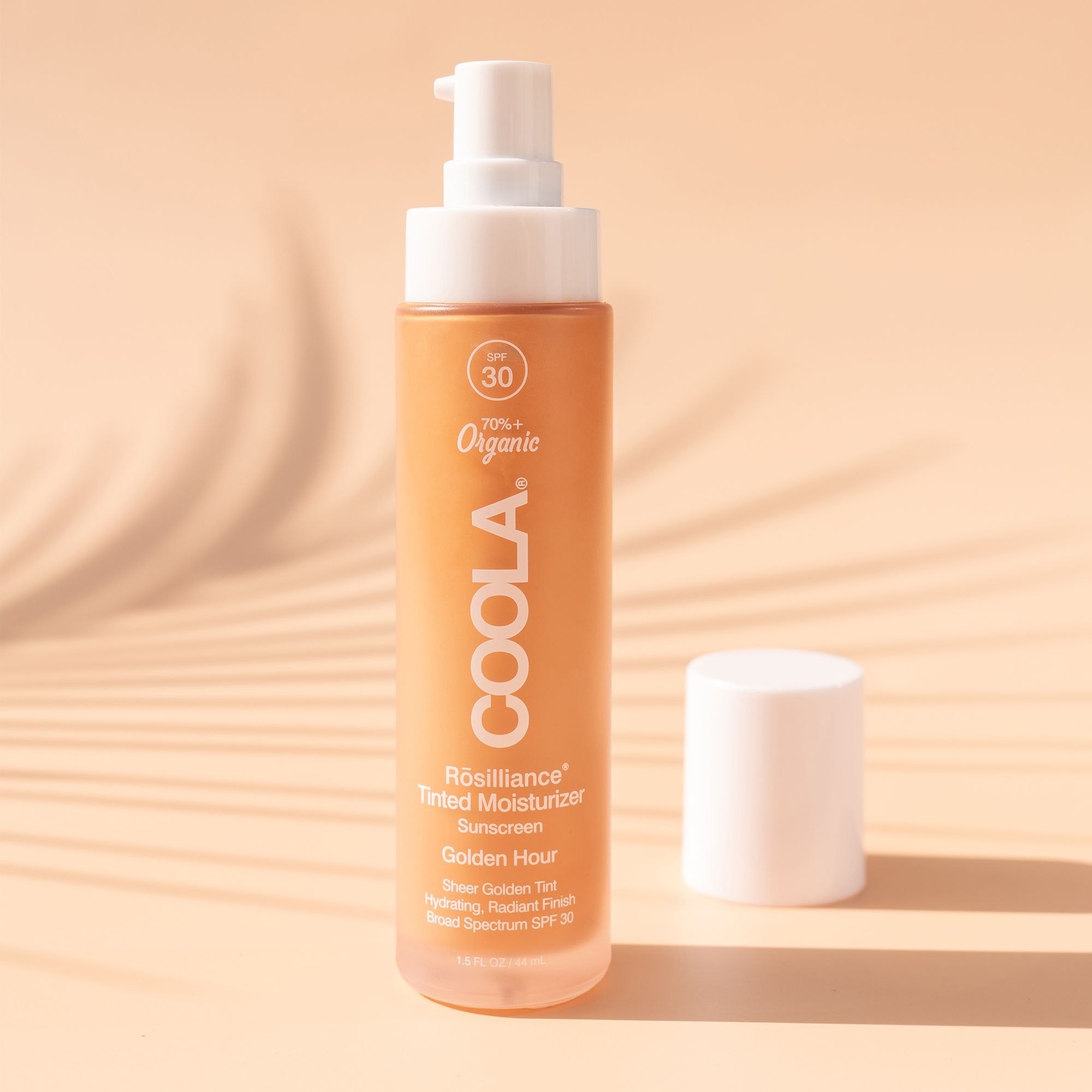 COOLA Rōsilliance® Tinted Facial Moisturizer Organic Sunscreen Cream, Golden Hour, SPF 30 - 1.5 fl oz