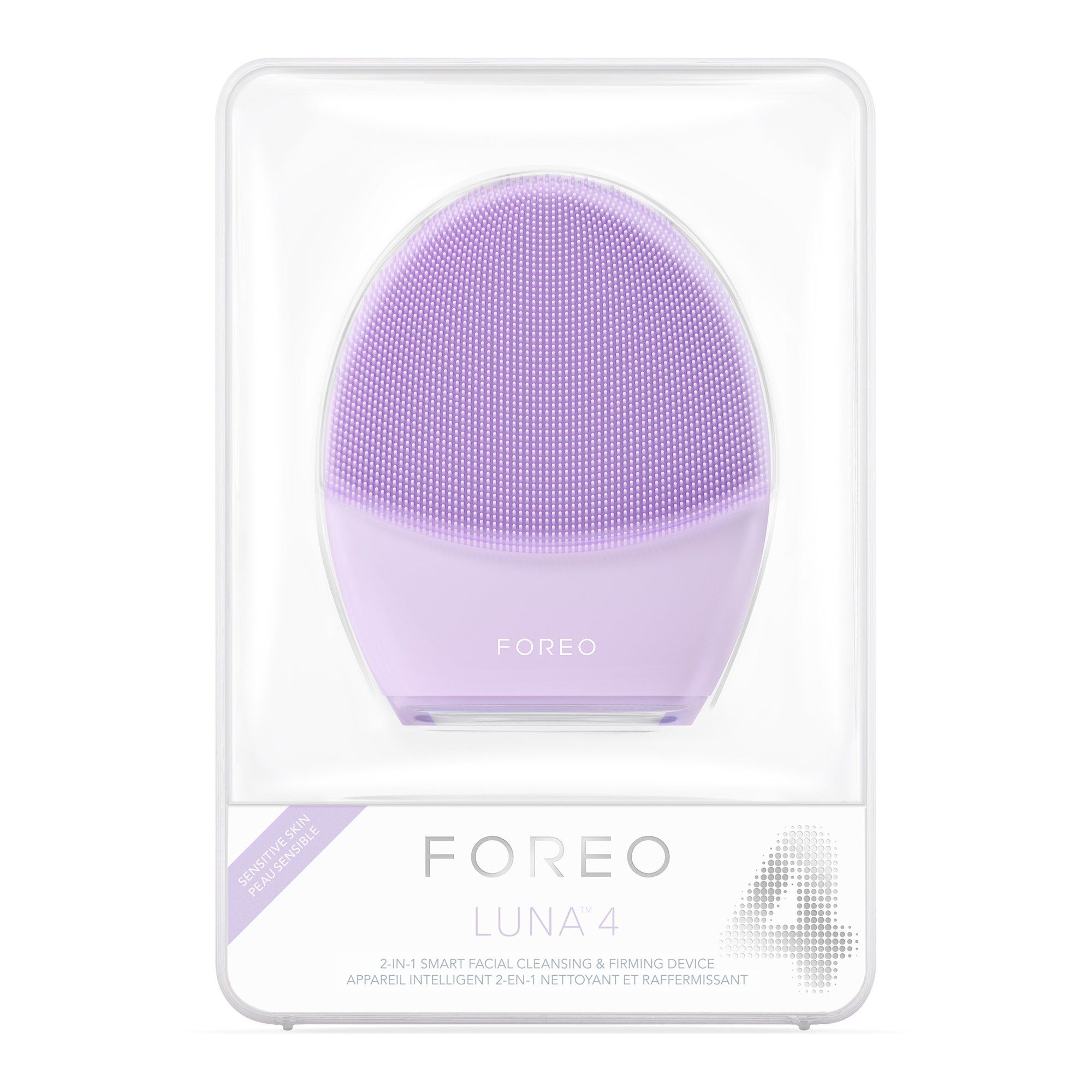 FOREO LUNA™ 4 2-in-1 Smart Facial Cleansing & Firming Device - Sensitive Skin