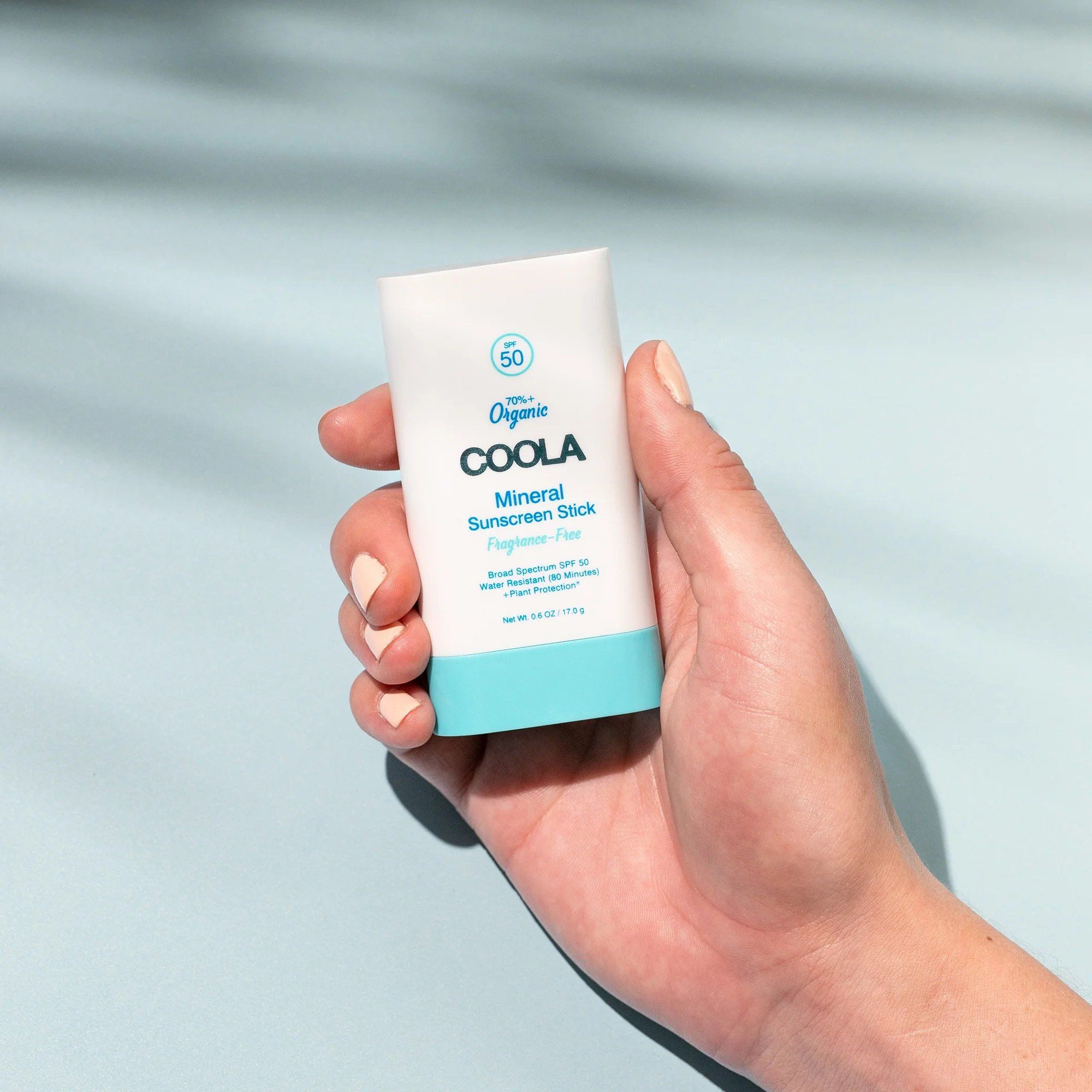 COOLA Mineral Organic Sunscreen Stick, Fragrance Free, SPF 50 - 0.6 fl oz