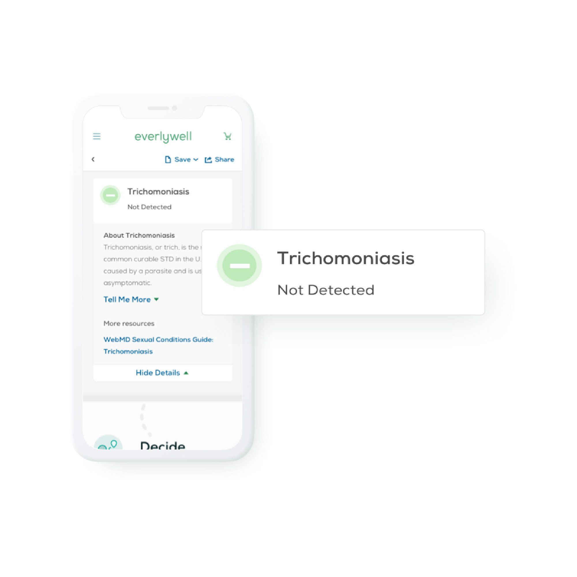 Everlywell Trichomoniasis Test - 1 Test Kit