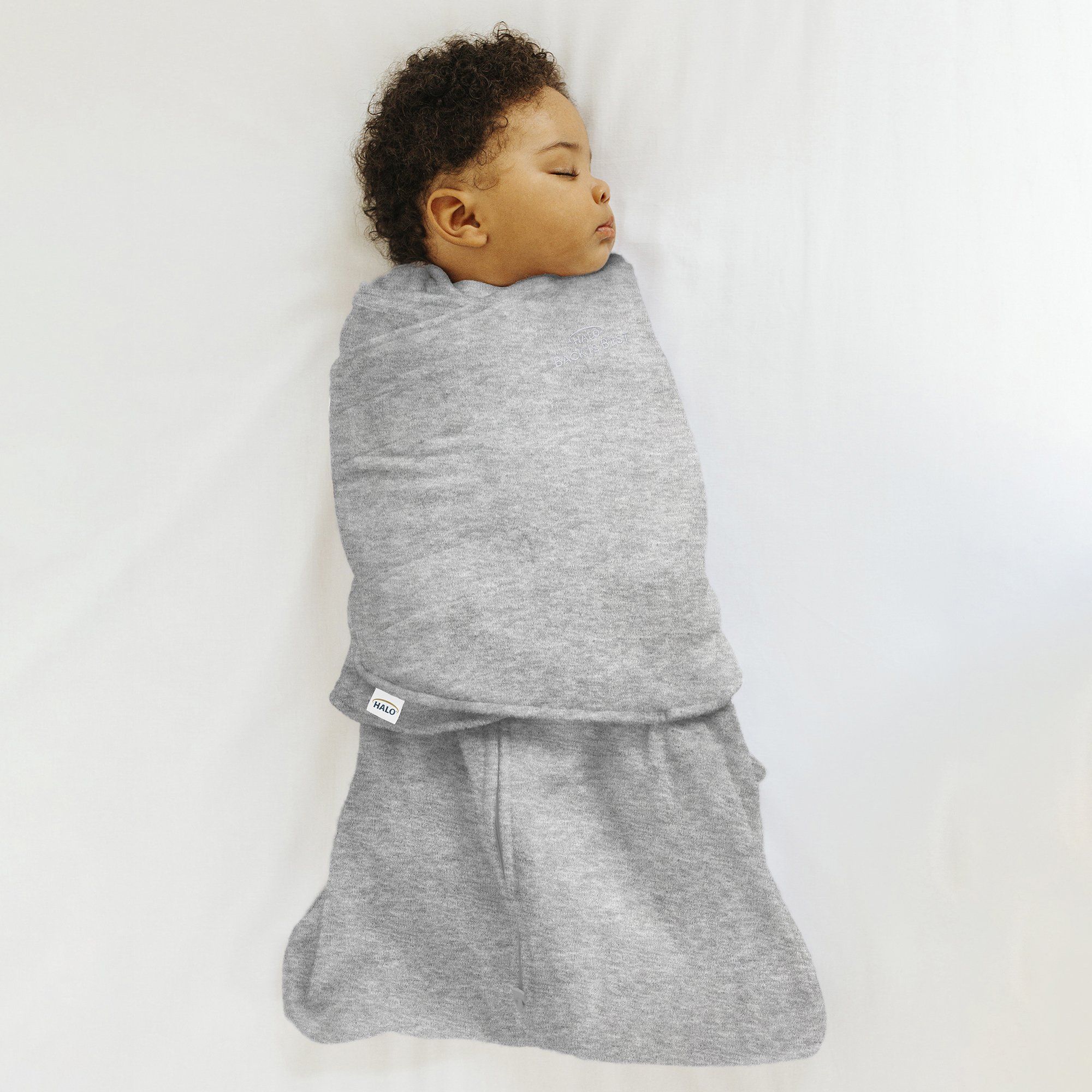 HALO SleepSack Swaddle, Heather Gray, Small (3 to 6 Months) - 1 ct