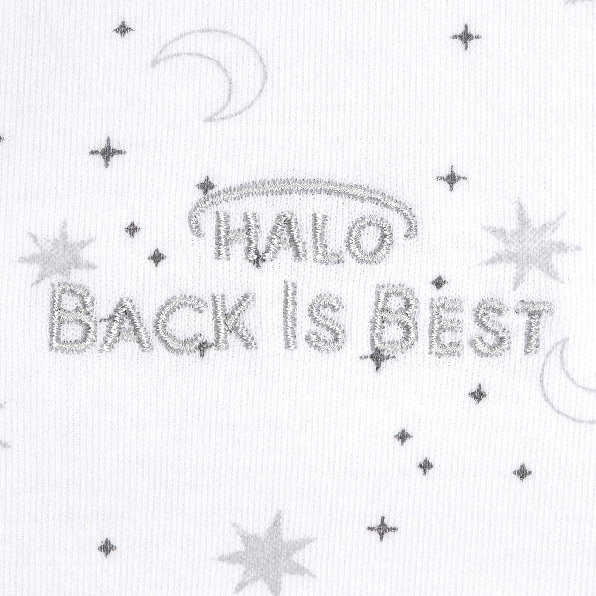 HALO SleepSack Swaddle, Midnight Moons Gray, Newborn (0 to 3 Months) - 1 ct