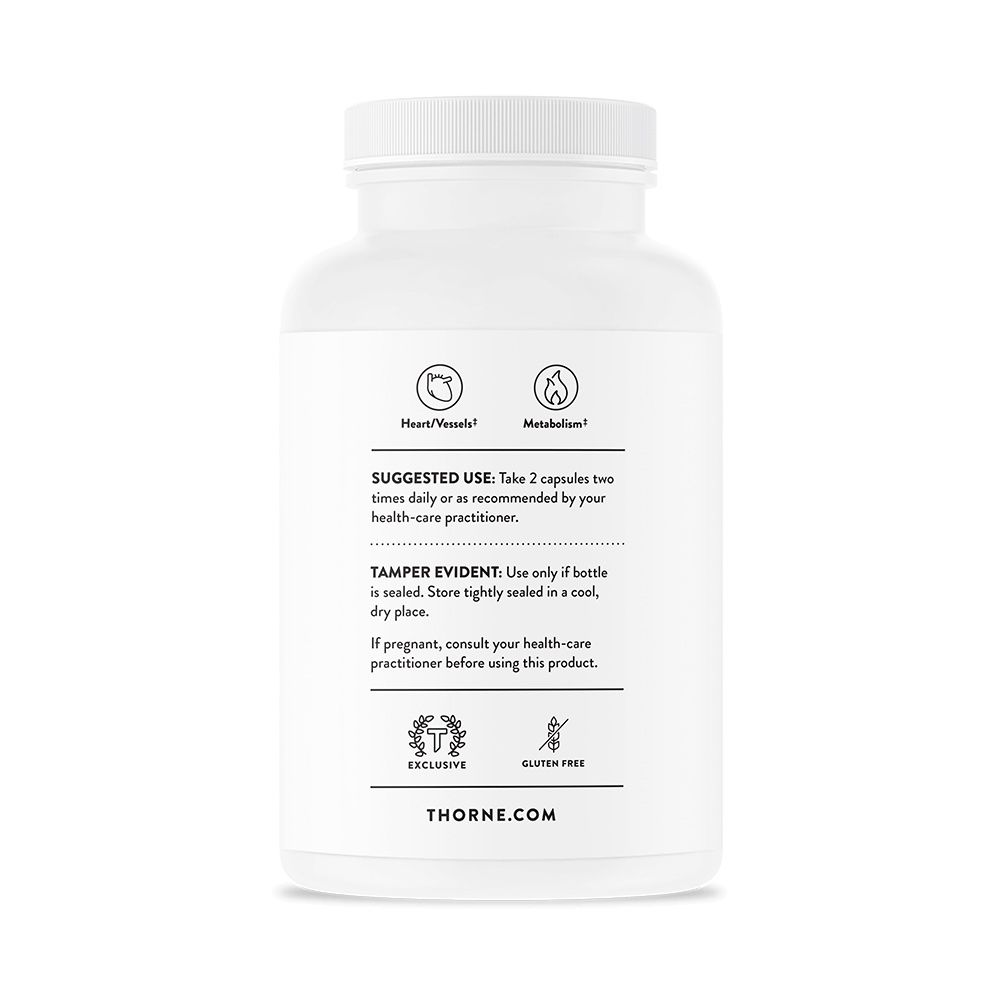 Thorne Metabolic Health with Bergamot & Tumeric - 120 ct