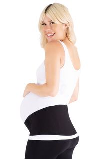 Belly Bandit Upsie Belly Pregnancy Support Wrap, Black - Small