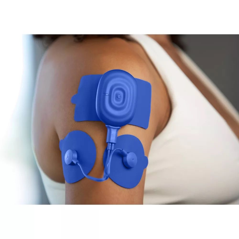 Therabody - PowerDot 2.0 Duo Smart Muscle & Nerve Stimulator - Blue