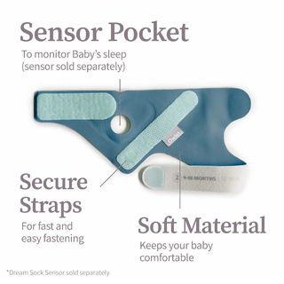 Owlet® Accessory Sock - Bedtime Blue