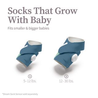 Owlet® Accessory Sock - Bedtime Blue