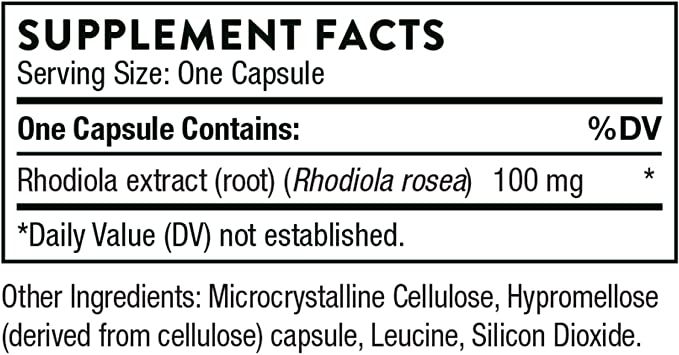 Thorne Rhodiola - 60 ct