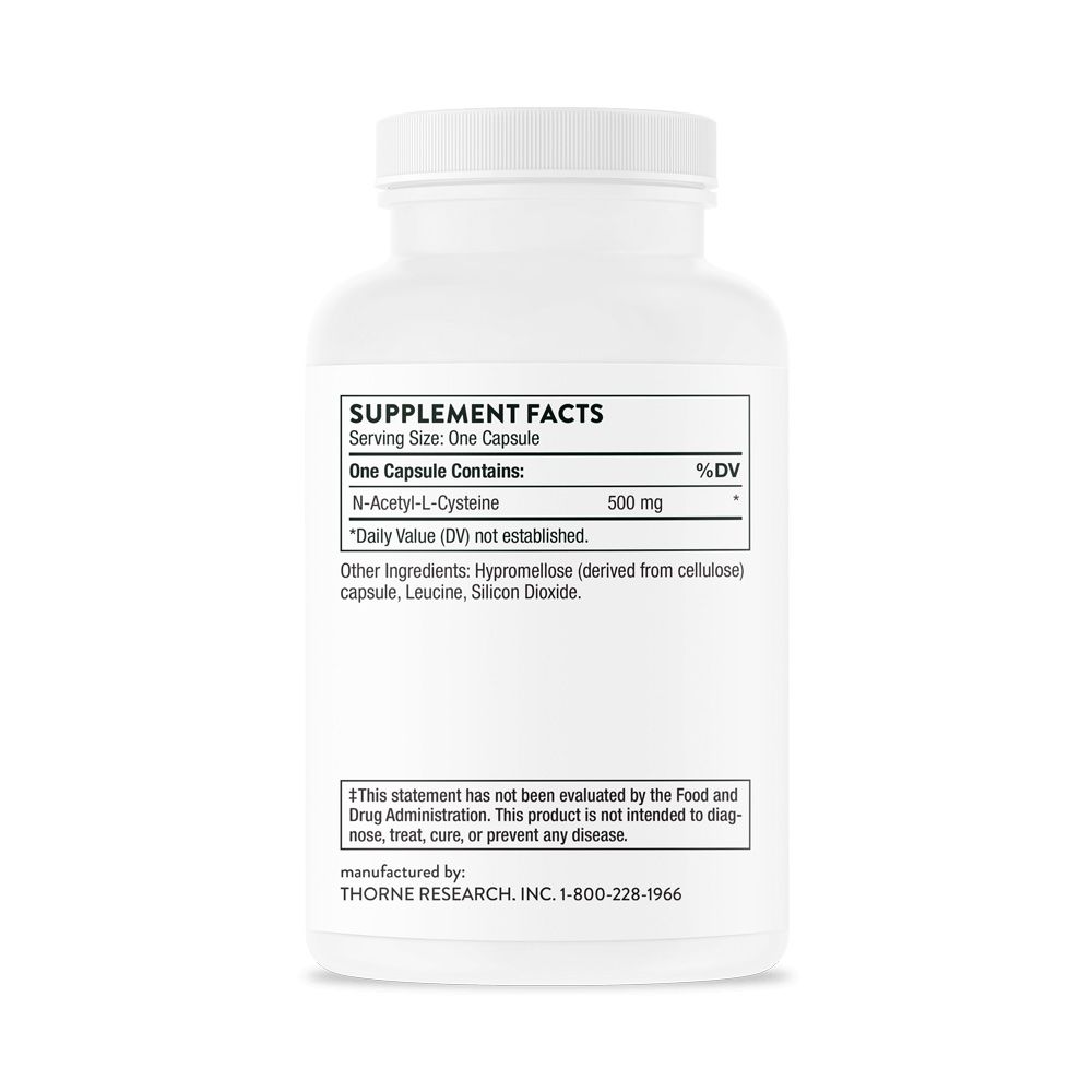 Thorne NAC - N-Acetylcysteine - 90 ct