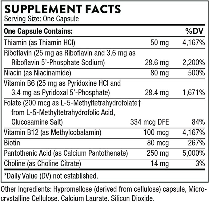 Thorne Stress B-Complex - 60 ct