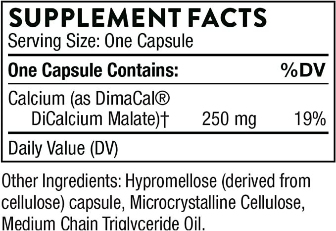 Thorne Calcium (formerly DiCalcium Malate) - 120 ct