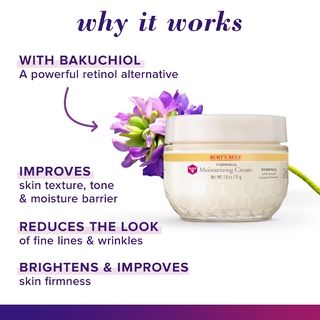 Burt’s Bees® Renewal Firming Moisturizing Cream with Bakuchiol Natural Retinol Alternative - 1.8 oz