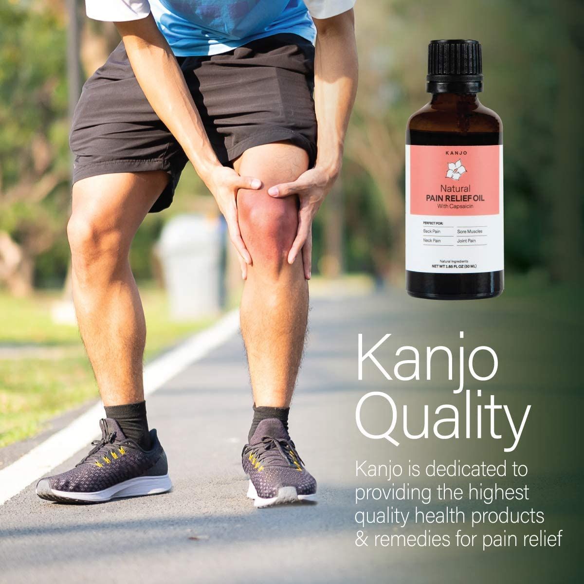 Kanjo Natural Pain Relief Oil - 1.65  fl oz