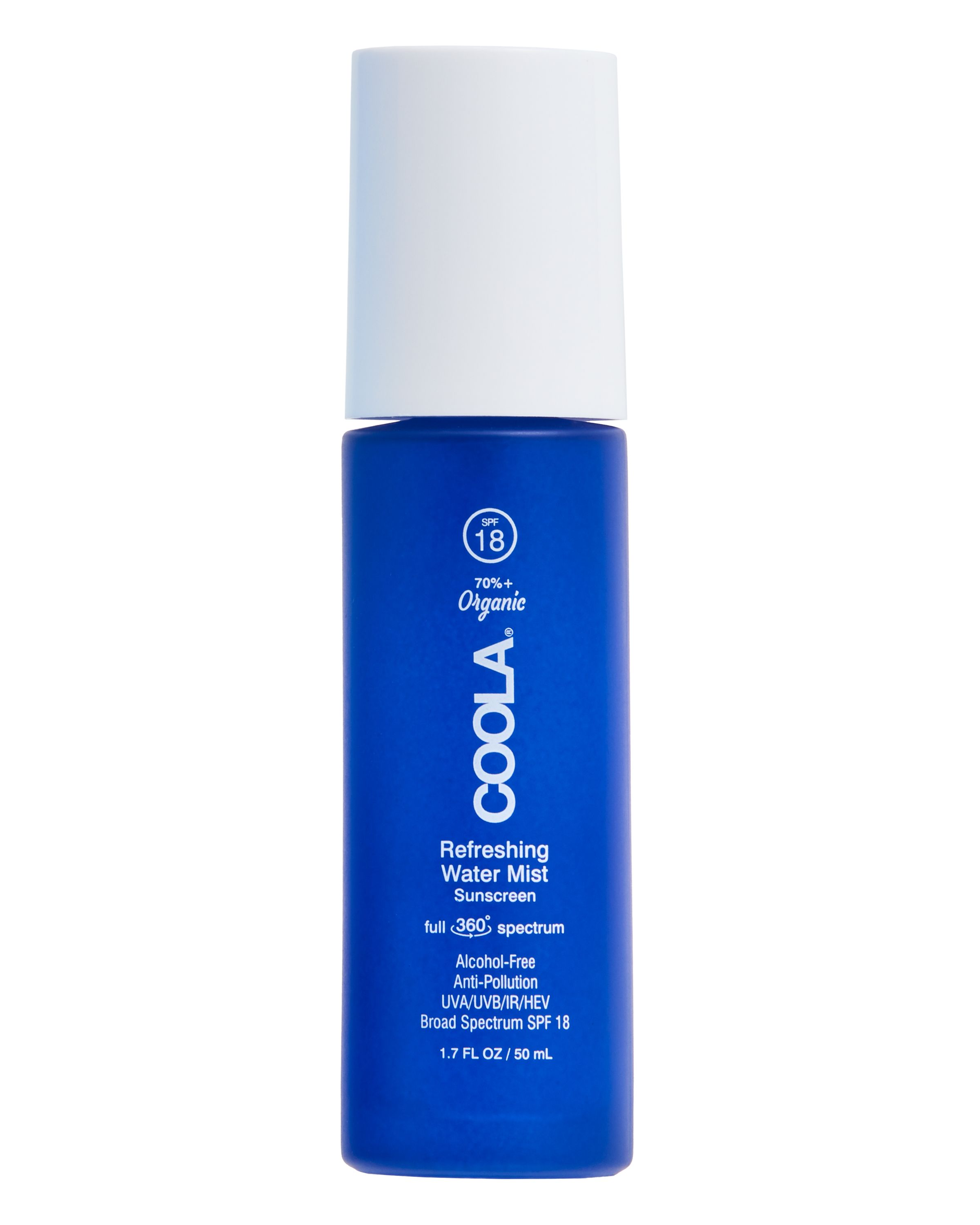 COOLA Full Spectrum 360° Refreshing Water Mist Organic Face Sunscreen, SPF 18 - 1.7 fl oz